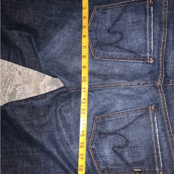 Citizens Of Humanity:Dark Wash Boot cut Maternity Jeans Size 30 X 24 Belly Panel - Picture 4 of 7